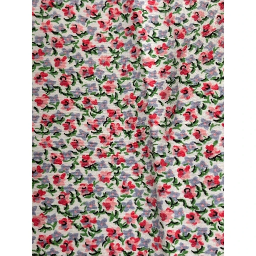 VINTAGE Ralph Lauren Zoe Cottagecore Ditsy Floral 100% Cotton Flat Sheet King